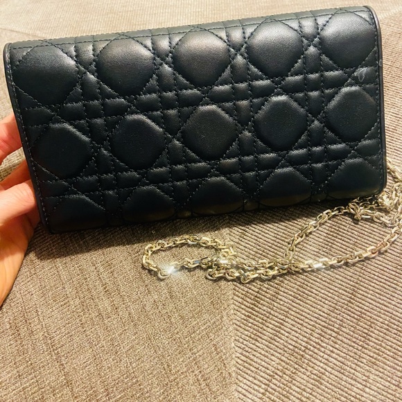 Authentic Classic Black Lambskin Leather Dior - Picture 2 of 11